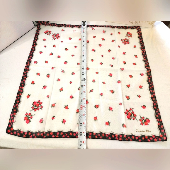 Christian Dior Floral Handkerchief - Picture 5 of 5